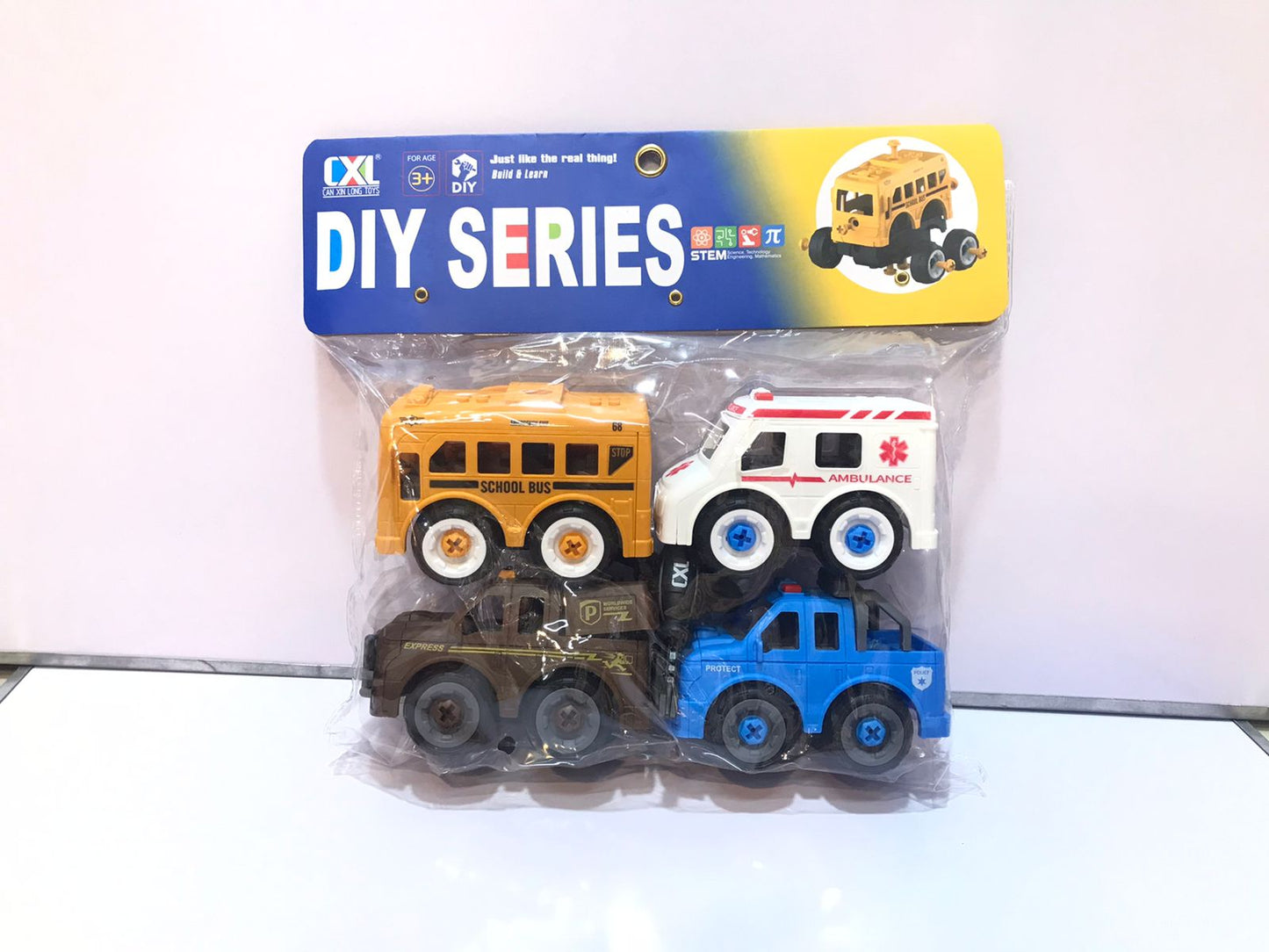 Diy Series Car Set (4 Pcs)