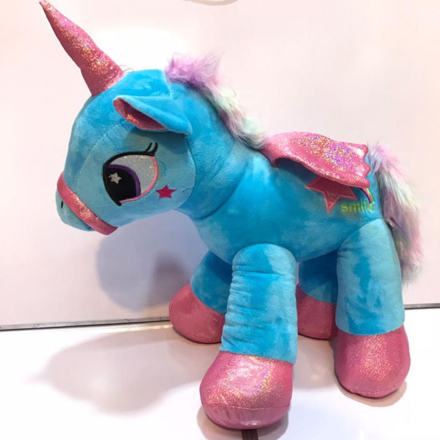 giant stuffed rainbow dash toy