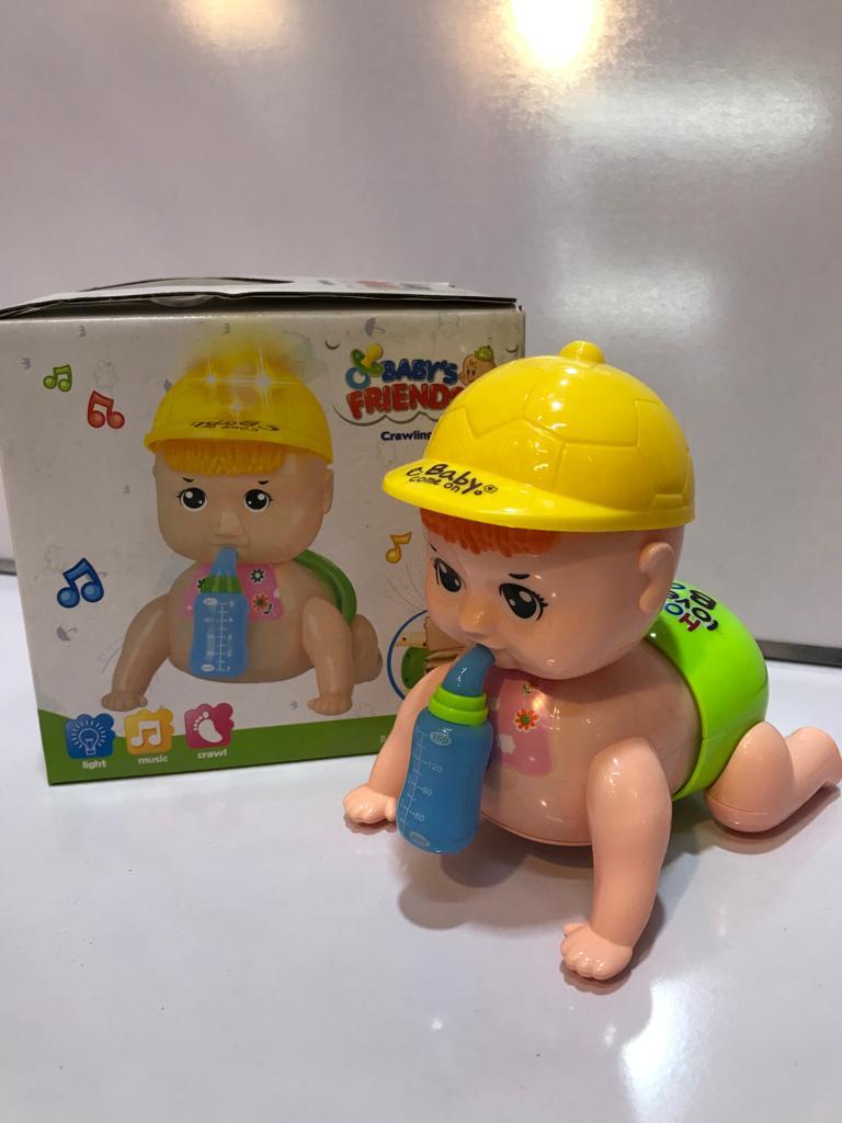 Crawling baby best sale doll toy