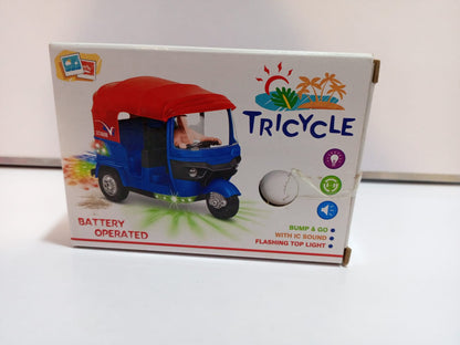 Battery Operated Toy Rikshaw for Kid
