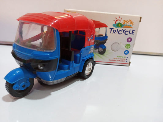 Battery Operated Toy Rikshaw for Kid