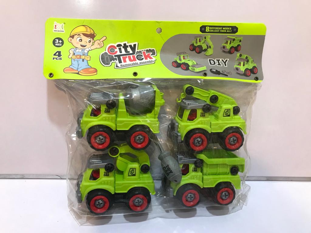 DIY City Trucks Toys