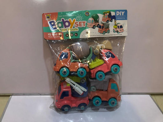 DIY Puzzle Trucks Toys