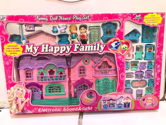 Funny Doll House Play Set