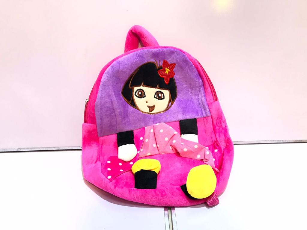 Dora with clearance bag